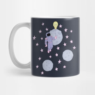 Lavender Astronaut in Space Mug